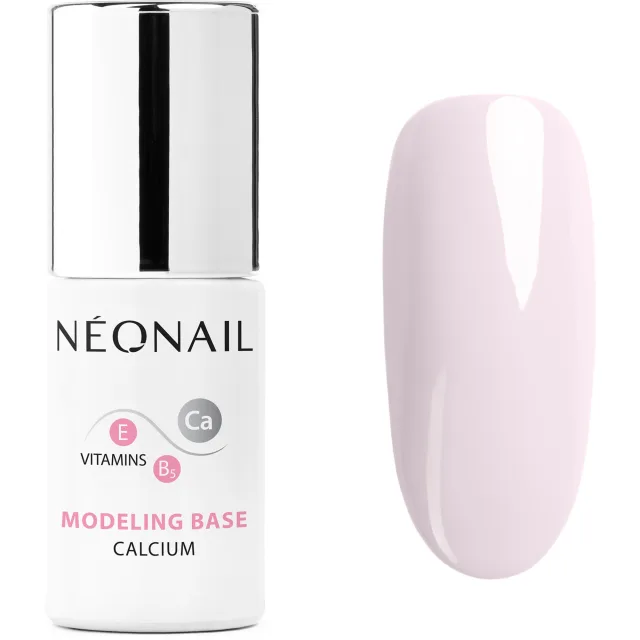 Neonail UV Gel Polish Modeling Base Calcium Basic Pink