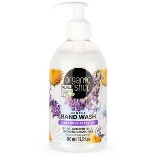 Organic Shop Gentle Hand Wash Pure Lavender & Organic Chamomile