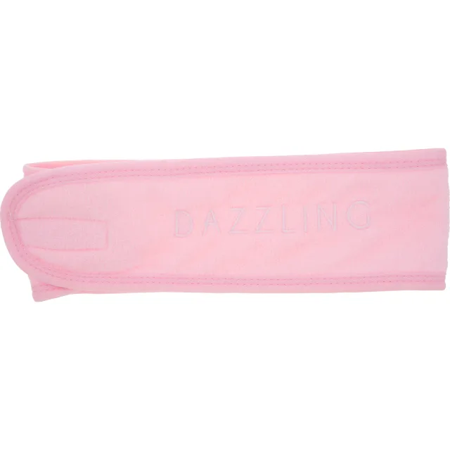 Dazzling Beauty Head Band With Logo Pink