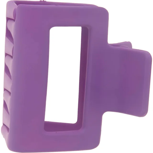 Dazzling Hair Clip Square Mini Electric Purple