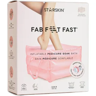 Starskin Fab Feet Fast Inflatable Pedicure Soak Bath