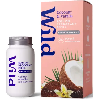 Wild Deo Roll On Refill Coconut Vanilla