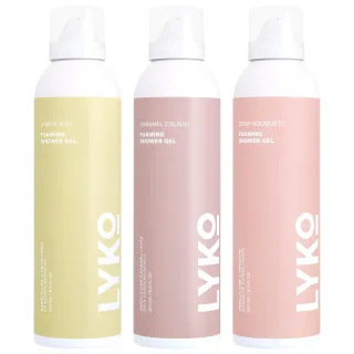 By Lyko Foaming Shower Gel Trio