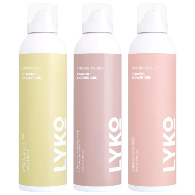 By Lyko Foaming Shower Gel Trio
