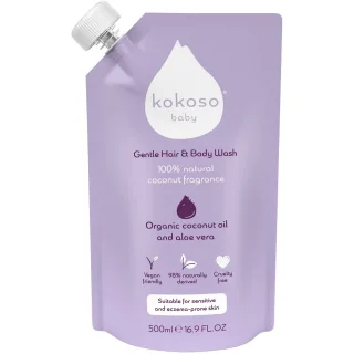 Kokoso Baby Gentle Hair Body Wash Refill Pouch