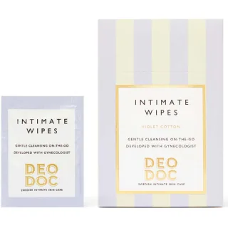 DeoDoc Intimate Deo Wipes Violet Cotton