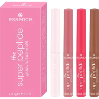essence The Super Peptide Glossy Lip Butter Set