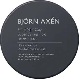Björn Axén Extra Matt Clay Super Strong Hold