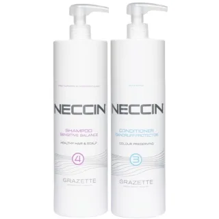 Neccin No4 Sensitive Balance Shampoo & No.3 Dandruff Protector Conditioner