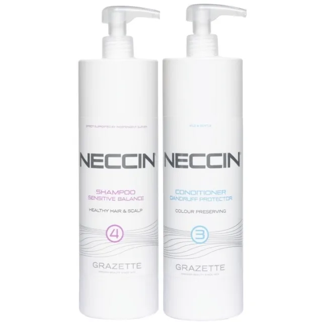 Neccin No4 Sensitive Balance Shampoo & No.3 Dandruff Protector Conditioner
