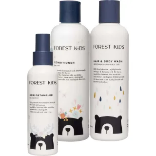 Forest Kids The Hair Ritual Bundle Shampoo & Conditioner & Detangler