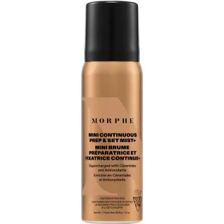 Morphe Mini Continuous Prep & Set Mist+ Supercharged With Antioxidants And Ceramides Mini