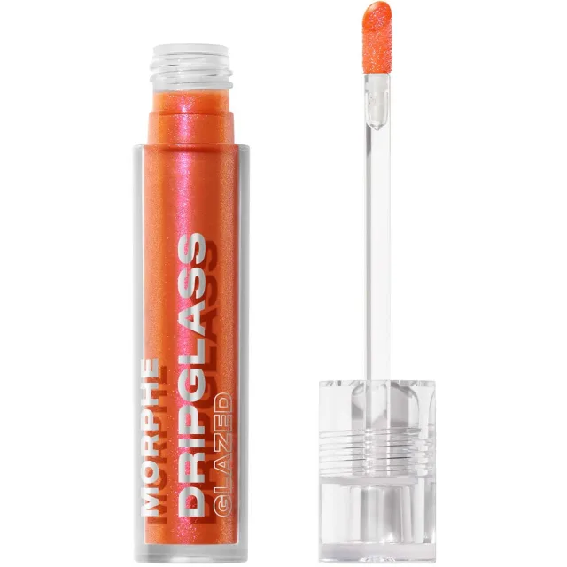 Morphe Dripglass Glazed High Shine Lip Gloss Peach Prism