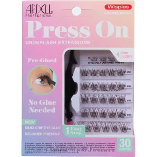 Ardell Press On Underlash Extensions Wispies Natural Brown