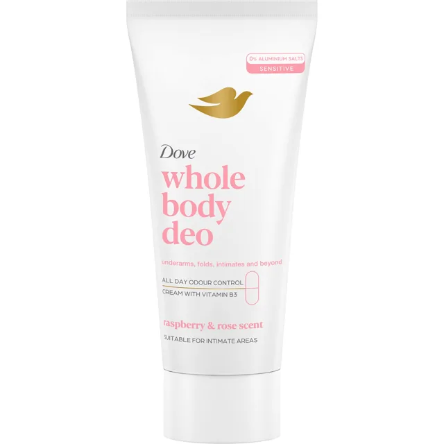 Dove Whole Body Deodorant Raspberry & Rose Deodorant Cream