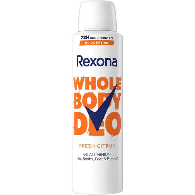 Rexona Whole Body Deo Fresh Citrus Spray