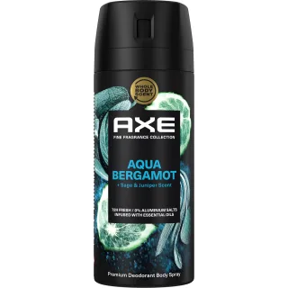 Axe 72h Fine Fragrance Aqua Bergamot Deodorant Bodyspray