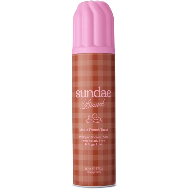 Sundae Maple French Toast Whipped Shower Foam