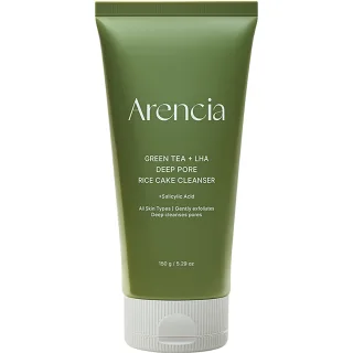 Arencia Green Tea + LHA Deep Pore Rice Cake Cleanser