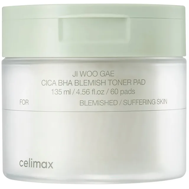Celimax Cica BHA Blemish Toner Pad