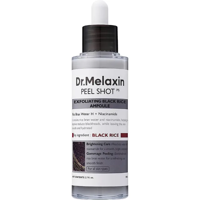 Dr.Melaxin Peel Shot Exfoliating Black Rice Ampoule