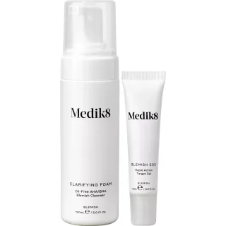 Medik8 Acne Bundle Cleansing Foam & Blemish SOS