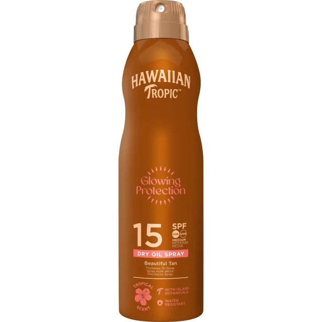 Hawaiian Tropic Glowing Protection Oil C-Spray SPF15