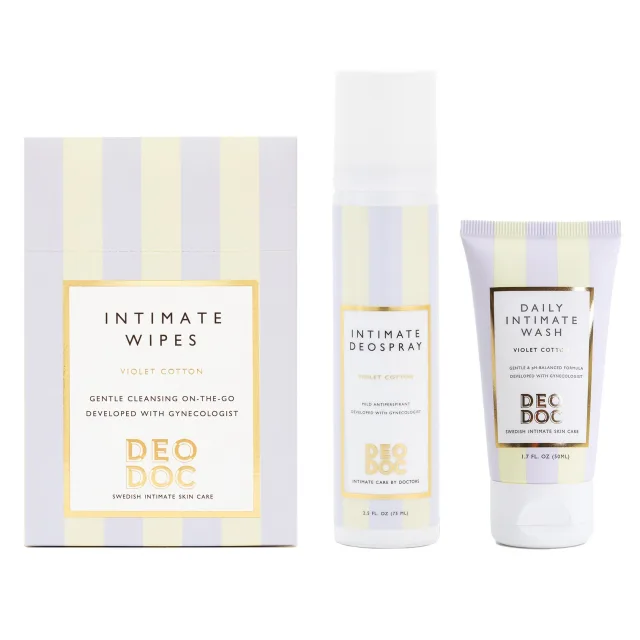 DeoDoc Intimate Hygiene Starter Kit Violet Cotton