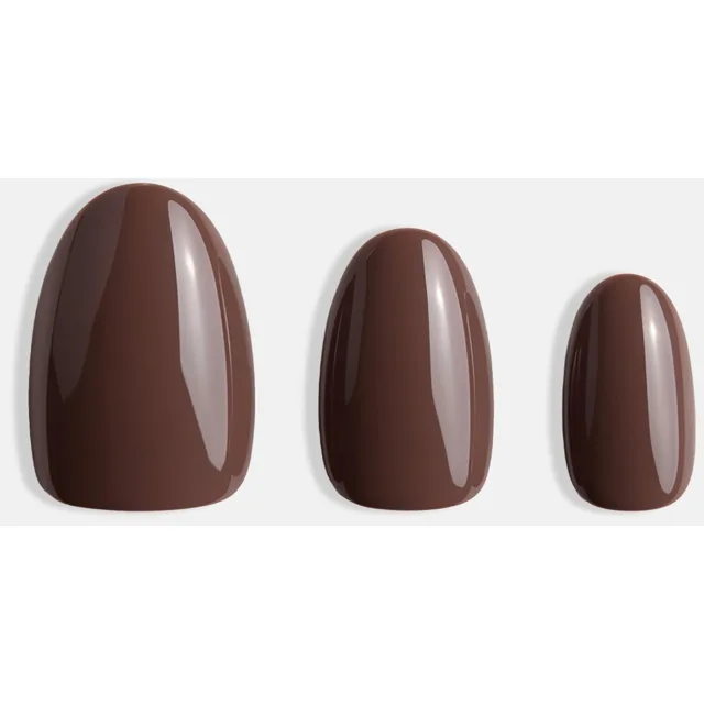 Duff Beauty Instant Pro Press-On Manicure Espresso Short Almond