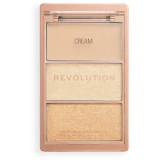 Revolution Beauty London Highlight Icon Palette Gold Glow