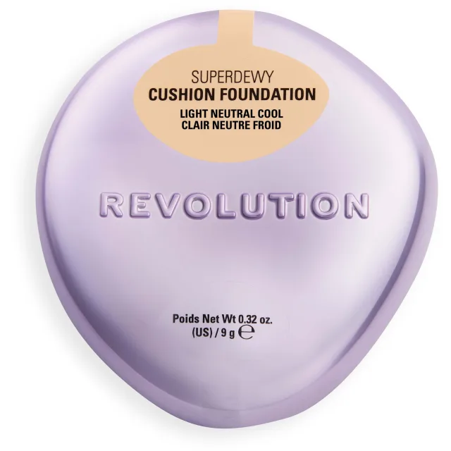Revolution Beauty London Superdewy Cushion Foundation Light Neutral Cool