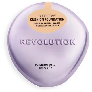 Revolution Beauty London Superdewy Cushion Foundation Medium Neutral Warm