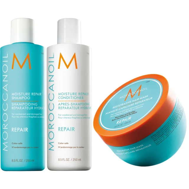 Moroccanoil Repair Bundle Shampoo & Conditioner & Hair Mask