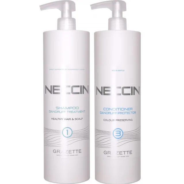Neccin No.1 Anti-Dandruff Shampoo & No.3 Dandruff Protector Conditioner