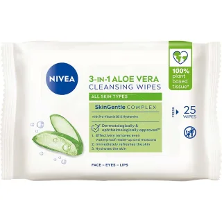 Nivea 3-in-1 Aloe Vera Cleansing Wipes