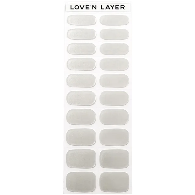 Love'n Layer Dark Days Metallic Shiny Silver