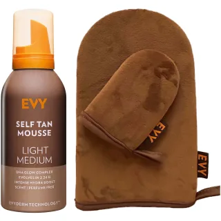 EVY Self Tan Bundle Mousse Light/Medium & Self Tan Glove