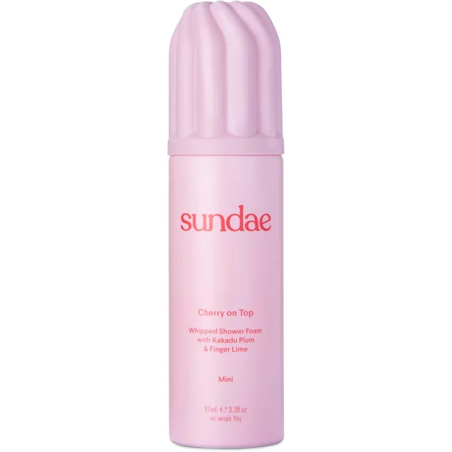 Sundae MINI Cherry On Top Whipped Shower Foam