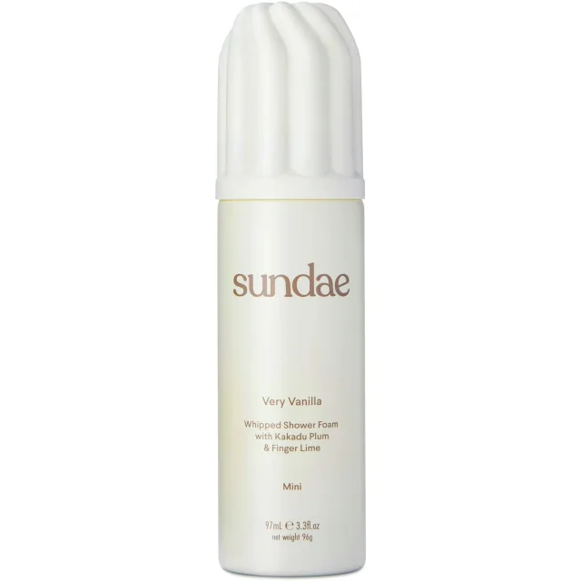 Sundae MINI Very Vanilla Whipped Shower Foam