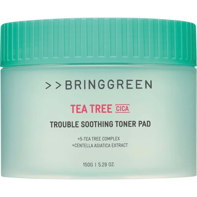 Bringgreen Tea Tree Cica Trouble Soothing Toner Pad