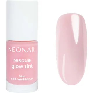Neonail Rescue Glow Tint 3in1 Nail Conditioner Glitter Rose