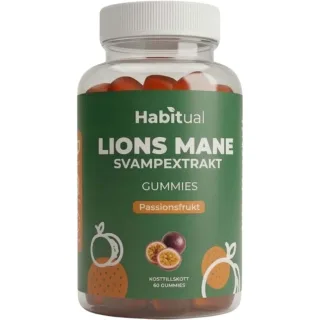 Habitual Lion's Mane Passionsfrukt Gummies