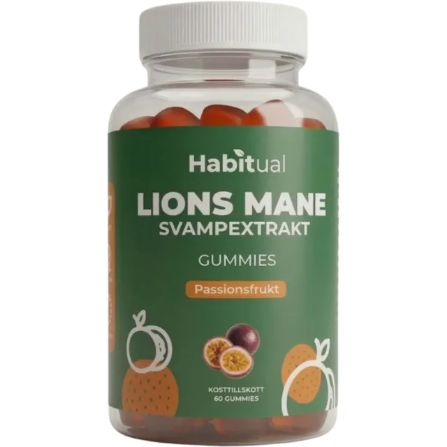 Habitual Lion's Mane Passionsfrukt Gummies