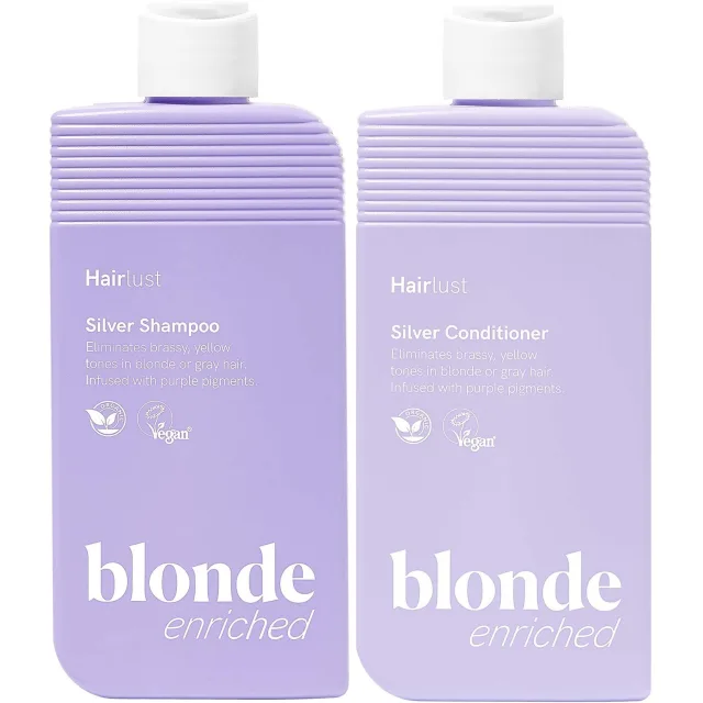 Hairlust Enriched Blonde Bundle Silver Shampoo & Conditioner