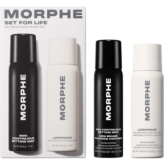 Morphe Set For Life Mini Continuous Setting Mist Duo