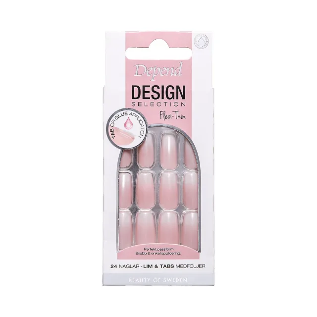 Depend Design Selection Flexi-Thin Misty Vail Fade Short Coffin