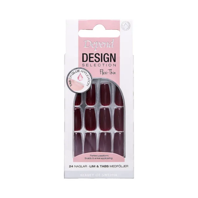 Depend Design Selection Flexi-Thin Dark Scarlet Short Coffin