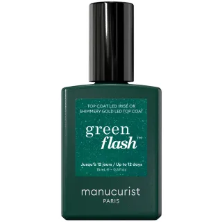 Manucurist Green™ Essentials Top Coat Shimmery Gold