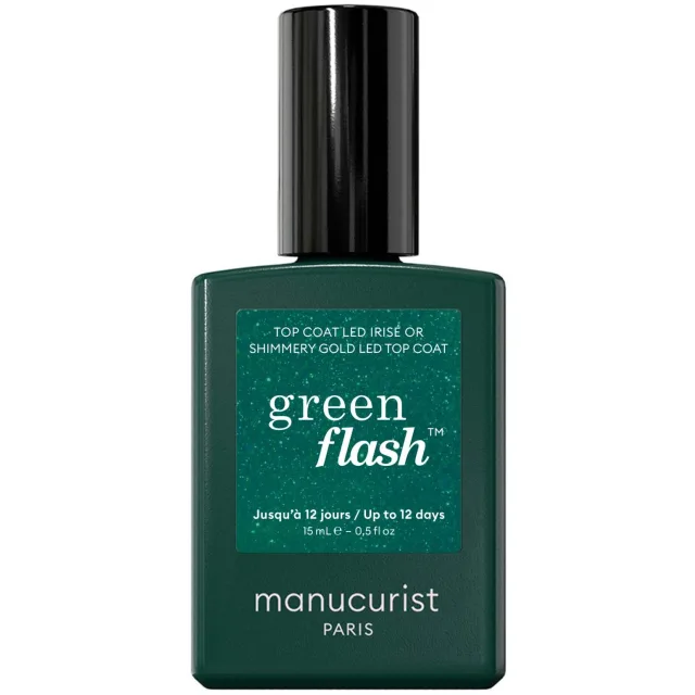Manucurist Green™ Essentials Top Coat Shimmery Gold
