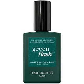 Manucurist Green™ Essentials Top Coat Shimmery Silver